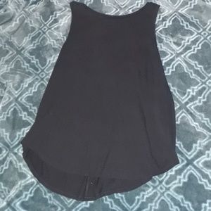 Black tank top